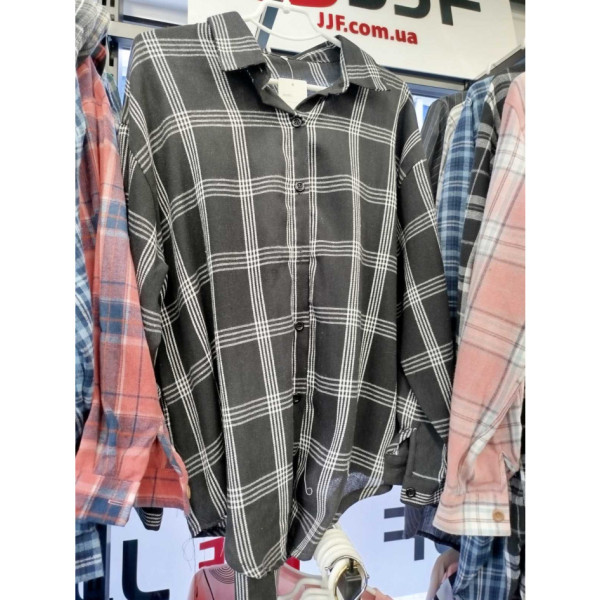 7756# выбор цвета женская рубашка JJF (4 ед, размеры полубатал: 3XL-6XL) выдача на следующий день