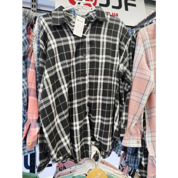 7756# выбор цвета женская рубашка JJF (4 ед, размеры полубатал: 3XL-6XL) выдача на следующий день