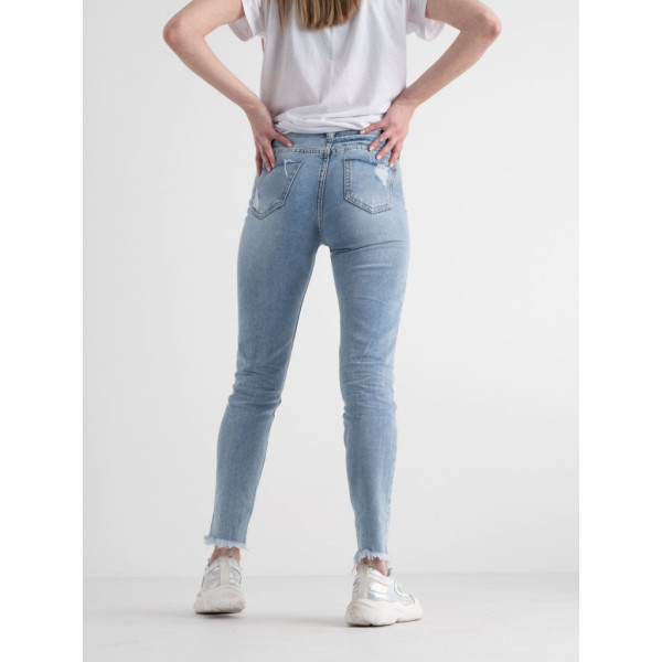 0667-5 / голубые женские джинсы (New Jeans, стрейчевые, 5 ед. размеры норма: 25. 25. 26, 28, 30) New Jeans
