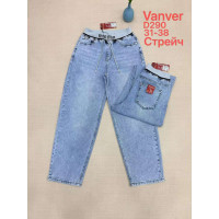 0290# блакитні жіночі джинси vanver (стрейч котон, 6 од., розміри батал: 31-38) видача наступного дня Vanver
