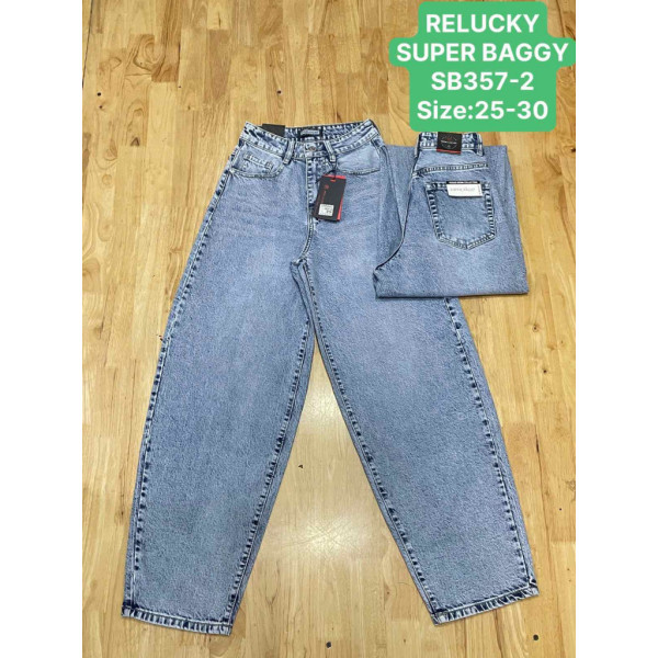 0357# блакитні жіночі джинси relucky (стрейч-коттон, 6 од., розміри норма: 25-30) видача наступного дня Relucky