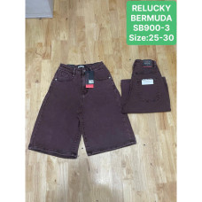 0900# коричневые женские джинсовые шорты (Relucky, 6 ед, размеры норма: 25-30) выдача на следующий день Relucky