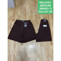 0903# черные женские джинсовые шорты (Relucky, 6 ед, размеры норма: 25-30) выдача на следующий день Relucky