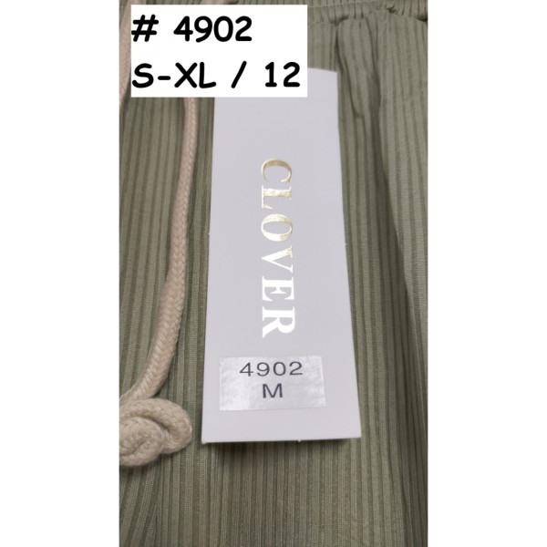 4902# вибір кольору жіночі брюки clover (12 од., розміри норма: s. m. l. xl) видача наступного дня