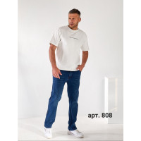 0808# синие мужские джинсы (стрейч коттон, 6 ед, размеры норма: 31, 32, 33, 34, 36, 38) выдача на следующий день Джинсы