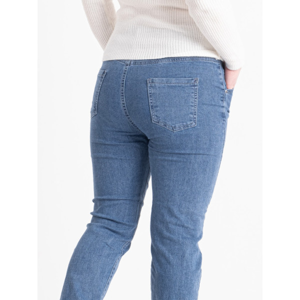 0784-226 / синие женские джинсы (стейчевые, 6ед. размеры батал:31. 31. 31. 32. 32. 33) Джинсы