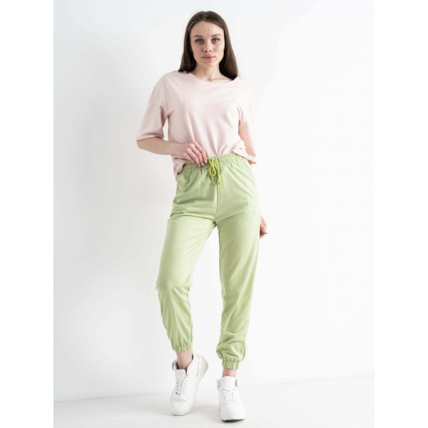 0019-55 оливковые женские спортивные брюки (X&D, двунитка, 5 ед. размеры: L. L. XL. 2XL. 2XL) X&D