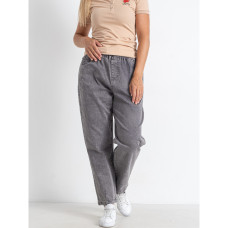 3061-35 / світло-сірі жіночі джинси (FUDEYAN, стрейчові, 5 од. розміри батал: 31. 31. 31. 32. 32) FUDEYAN