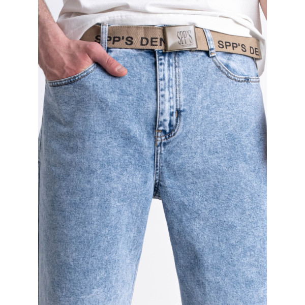 5390-7 / голубые мужские джинсовые шорты (SPPS, стрейчевые, 7 ед. размеры норма: 29. 30. 31. 31. 32. 33. 33) SPPS