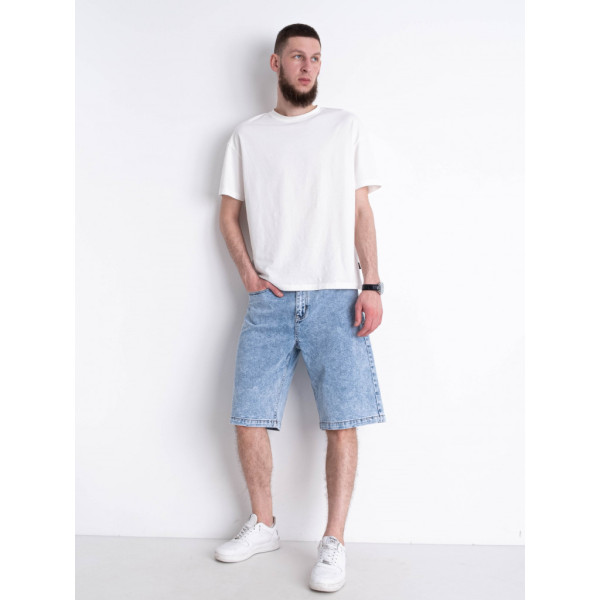 5390-7 / голубые мужские джинсовые шорты (SPPS, стрейчевые, 7 ед. размеры норма: 29. 30. 31. 31. 32. 33. 33) SPPS