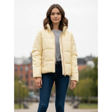 0415-80 светло-жёлтая женская куртка (5'TH AVENUE, синтепон, 4 ед. размеры норма: 42. 44. 46, 48) 5`th Avenue