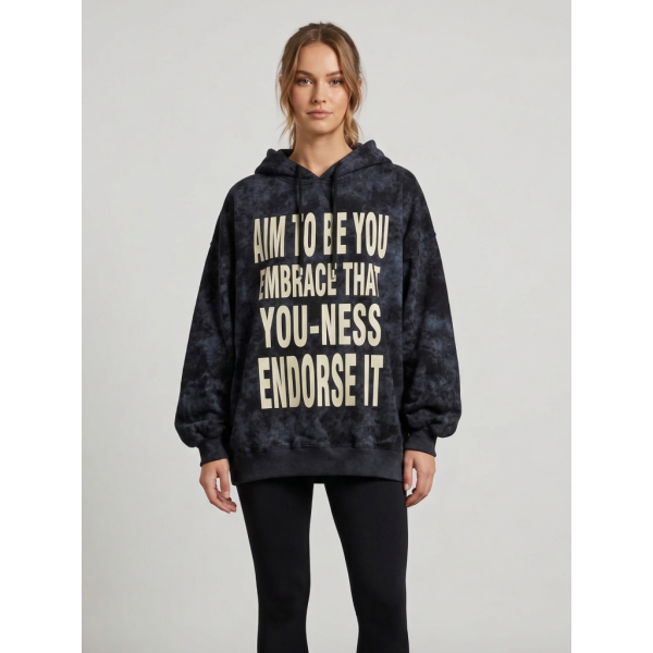 0201-1 черный женский батник (двухнитка, варка, с капюшоном , 1 ед, универсальный размер норма : M/XL) Батник