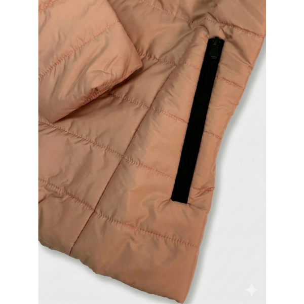 0456-23 рожева підліткова куртка (5'TH AVENUE, синтепон, 3 од. розміри підліток: S. M. L) 5`th Avenue