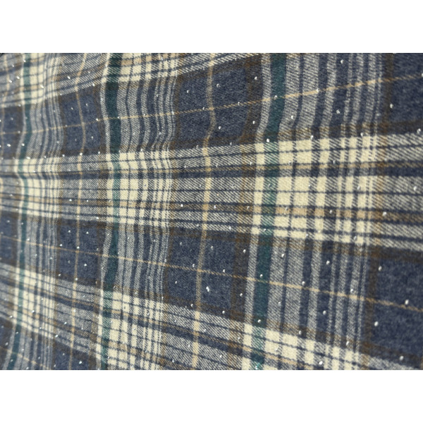 7760-44 синня женская рубашка (JJF. с камнями и капюшоном, 4 ед, размеры норма: XL, 2XL, 3XL, 4XL) JJF