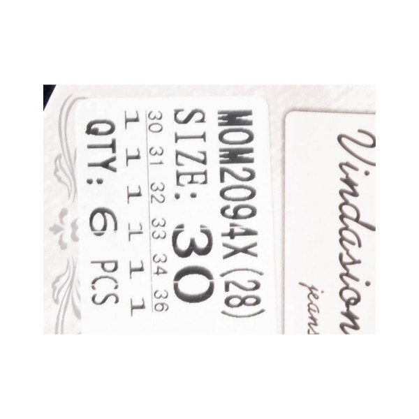 2094 * синие женские джинсы (VINDASION, стрейчевые, 6 ед. размеры батал: 30. 31. 32. 33. 34. 36) выдача на следующий день