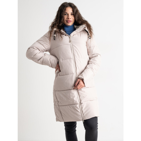 13705-100 молочна жіноча куртка (синтепон, 5 од. розміри норма: M. L. XL. 2XL. 3XL)
