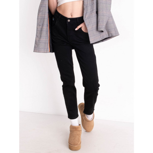 3022 чорні жіночі джинси (LANLANIEE, байка, 6 од. розміри норма: 25. 26. 27. 28. 29. 30)