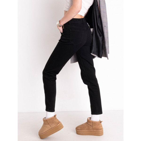 3022 чорні жіночі джинси (LANLANIEE, байка, 6 од. розміри норма: 25. 26. 27. 28. 29. 30)