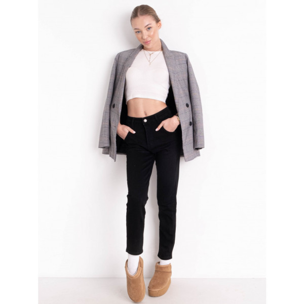 3022 чорні жіночі джинси (LANLANIEE, байка, 6 од. розміри норма: 25. 26. 27. 28. 29. 30)