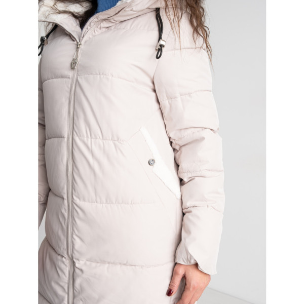 13705-100 молочна жіноча куртка (синтепон, 5 од. розміри норма: M. L. XL. 2XL. 3XL)