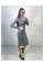 0427-61 один розмір S сіра жіноча турецька сукня (MINIMAL, структурний дайвінг на байці)