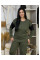 19400-75 зеленый женский спортивный косюм (SARA, трикотаж, 2 ед. размеры полубатал: 46/48, 50/52)