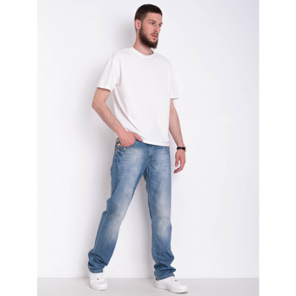 0799-995 блакитні чоловічі джинси (5 од. розміри напівбатал: 36. 38. 40. 40. 42)