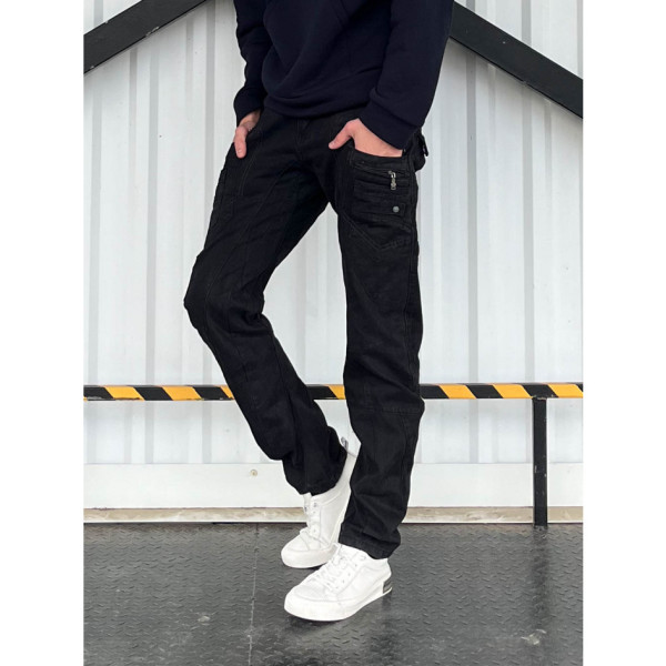 1708-997 мікс моделей чорні чоловічі джинси (MIGACH, котонові, 7 од. розміри норма: 29. 30. 31. 32. 32. 32. 33,)