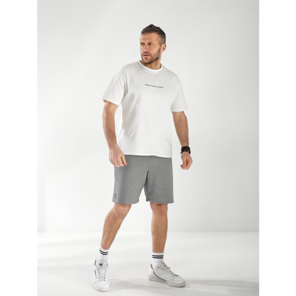 15501-60 світло-сірі чоловічі шорти (SARA, турецький трикотаж, повномірні, 6 од. розміри напівбатал: 48. 50. 52. 54. 56. 58)