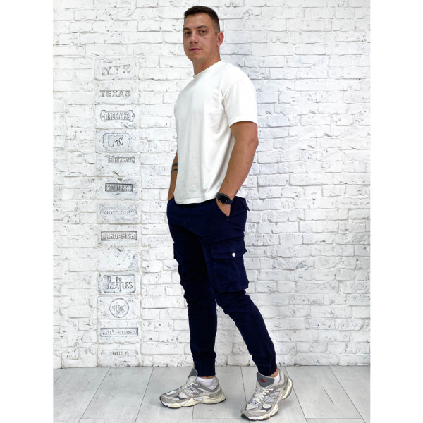 5003 * сині штани карго (коттон, 8 од. розміри молодіжка: 28. 29. 30. 31. 32. 33. 34. 36) видача наступного дня