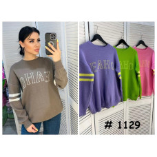 1129* мікс кольорів жіночий светр (6 од., розміри норма-напівбатал: M-XL універсальний) видача наступного дня