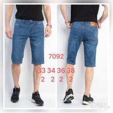 7092 сині чоловічі джинсові шорти (стрейч, 8 од. розміри напівбатал: 33. 33. 34. 34. 36. 36. 38. 38) видача наступного дня
