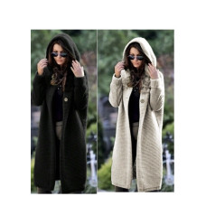 11853 # УТОЧНЮЙТЕ КОЛІР ПІД ЧАС ЗАМОВЛЕННЯ жіночий кардиган з капюшоном (5 од. універсальний напівбатальний розмір: 48-50) видача наступного дня