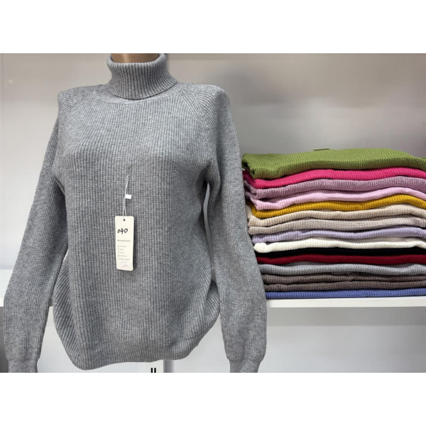 0040* мікс кольорів жіночий светр (15 од., розміри напівбатал: L-2XL) видача наступного дня