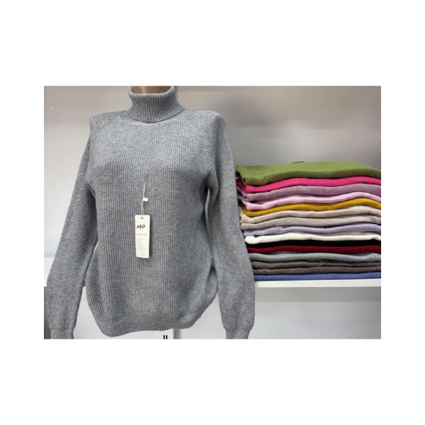 0040* мікс кольорів жіночий светр (15 од., розміри напівбатал: L-2XL) видача наступного дня