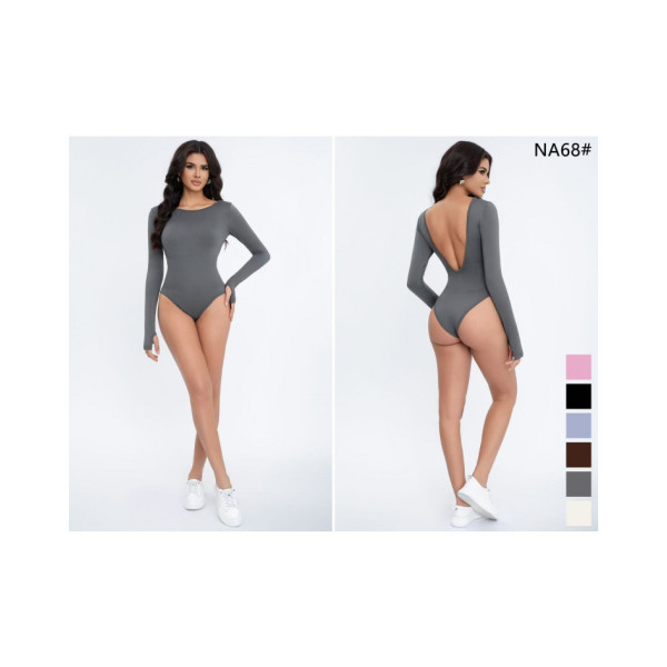 0068* выбор цвета женский боди (95% хлопок, 4 ед, размеры норма: S-XL) выдача на следующий день