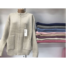 0089-99 мікс кольорів жіноча кофта (10 од. універсальний батальний розмір: 52-56)