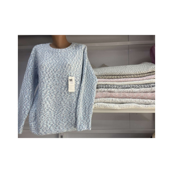 0094 * мікс кольорів жіночий светр (10 од., розміри батал: 56) видача наступного дня