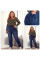 0859-2 # синие женские джинсы (LADY N, стрейчевые, 6 ед. размеры батал: 32-42) выдача на следующий день
