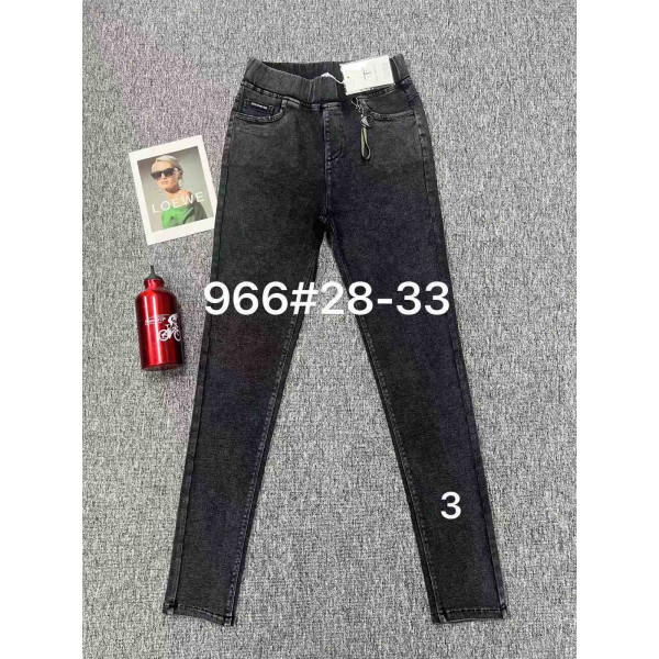0966# чорні жіночі джинси Fudeyan (6 од., розміри напівбатал: 28-33) видача наступного дня