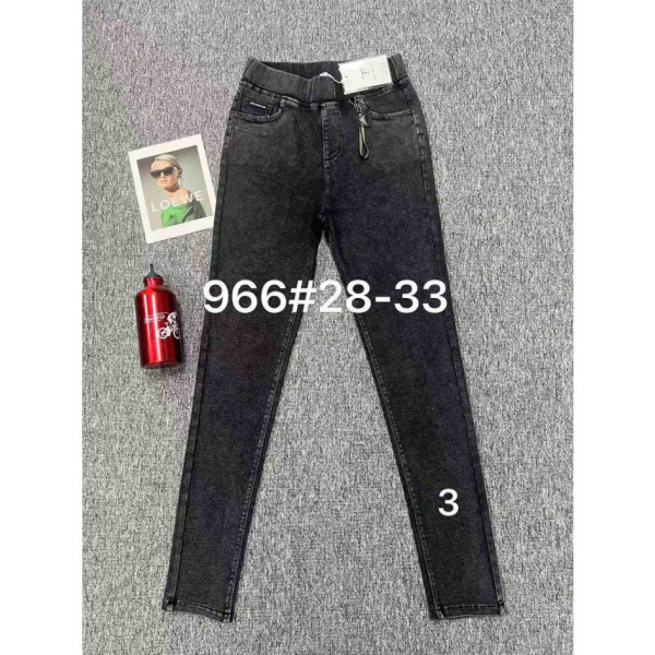 0966# чорні жіночі джинси Fudeyan (6 од., розміри напівбатал: 28-33) видача наступного дня