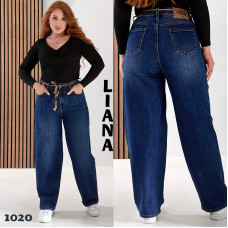 1020 сині жіночі джинси баггі (стрейч-коттон, 6 од. розміри норма: 28. 29. 30. 31. 32. 33) видача наступного дня