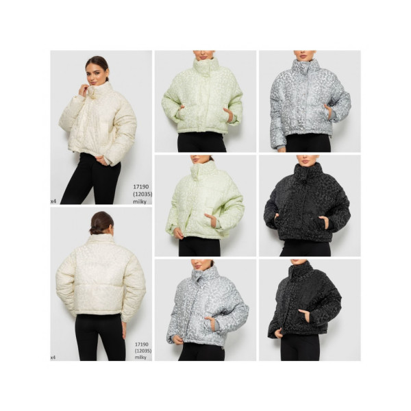 12035* вибір кольору жіноча куртка єврозима (4 од., розміри норма: 42-44-46-48) видача наступного дня