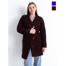 90086-99 два кольори жіноче драпове пальто (3 од. розміри норма: 42. 42. 42)