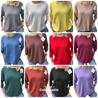 25243* мікс кольорів жіночий светр (кашемір, 6 од., розміри батал: 50-58) видача наступного дня