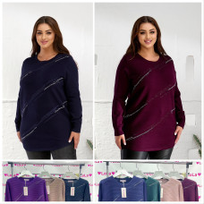 3105 * мікс квітів жіночий светр (кашемір, 5 од., розміри батал: 58-60 універсальний) видача наступного дня