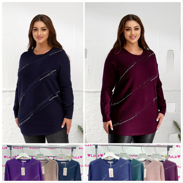 3105 * мікс квітів жіночий светр (кашемір, 5 од., розміри батал: 58-60 універсальний) видача наступного дня