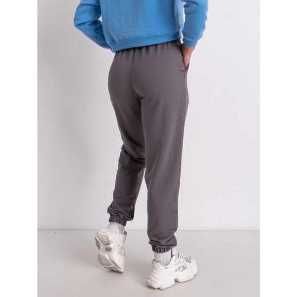 1305-6 сірі жіночі спортивні штани (4 од. розміри норма: S. M. L. XL)