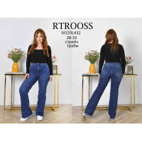 6020* сині жіночі джинси труби (6 од., розміри напівбатал: 28-33) видача наступного дня