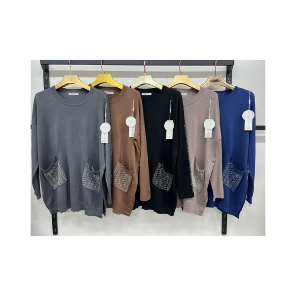 712703* мікс квітів жіночий кашеміровий светр (10 од., розміри батал: 56-58 універсальний) видача наступного дня